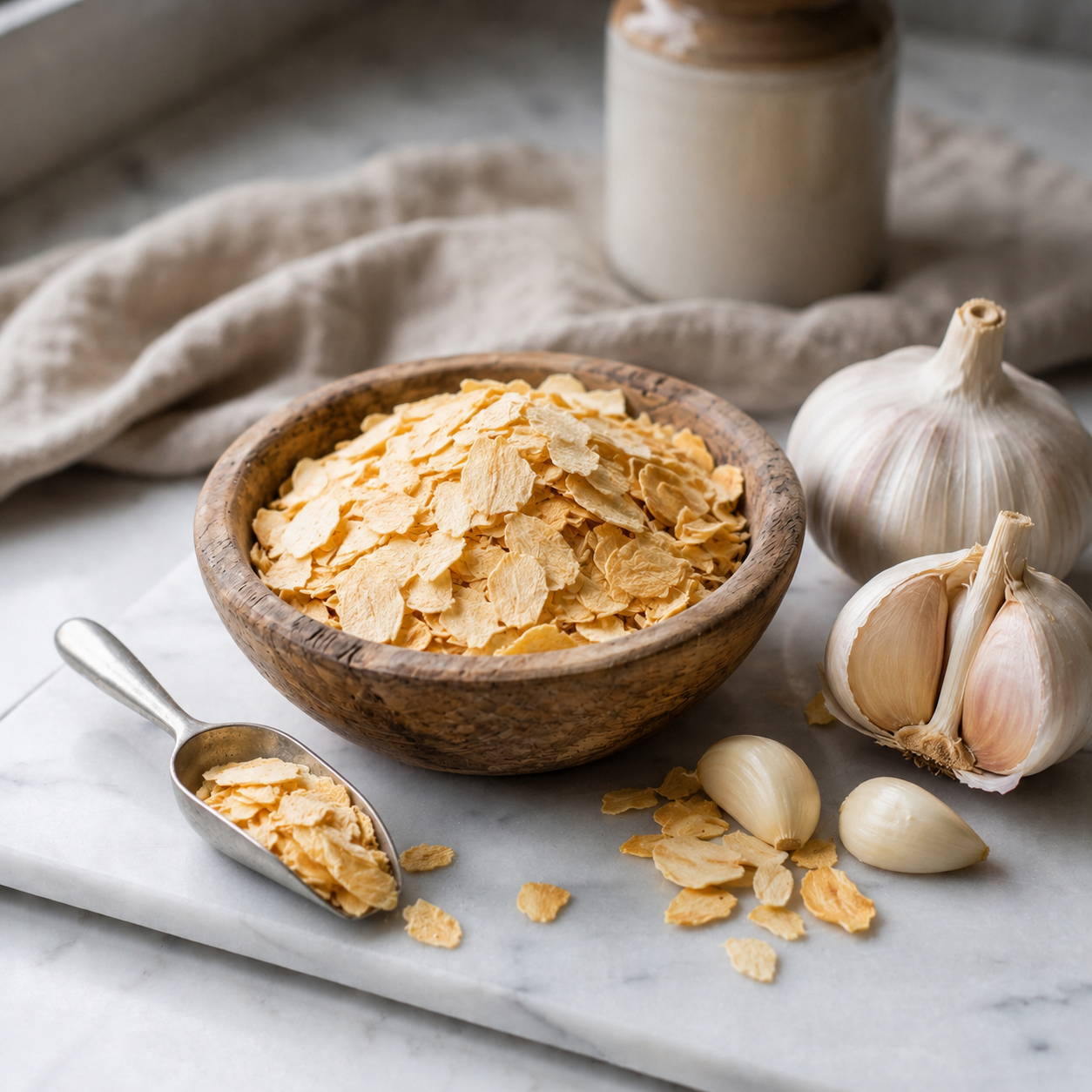 Dehydrated Garlic Flakes